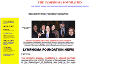 Desktop Screenshot of lymphomafoundation.org